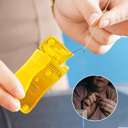 Hulpstuk voor het inrijgen van naalden