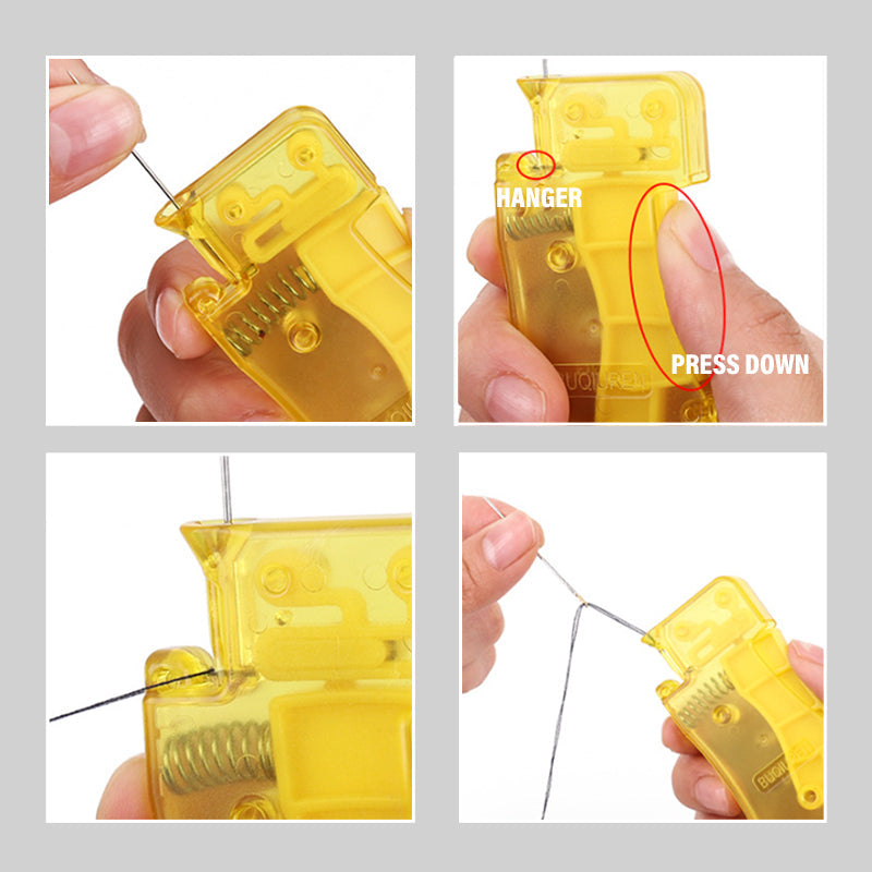 Hulpstuk voor het inrijgen van naalden