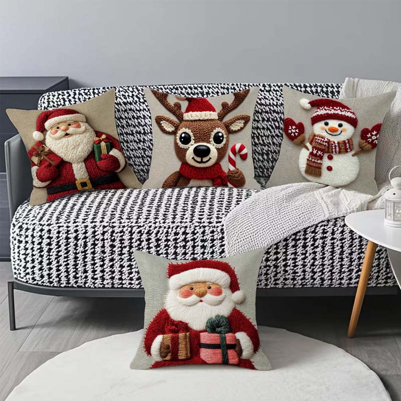 ✨ Breng de magie van Kerst in huis met deze charmante kussenhoezen!🎅