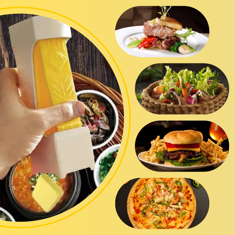 🧀🧈 Handmatige Boter & Kaas Snijder – RVS Antiaanbak Messen, Ergonomisch Grip & Snelle Snijding (Keuken Must-Have!)