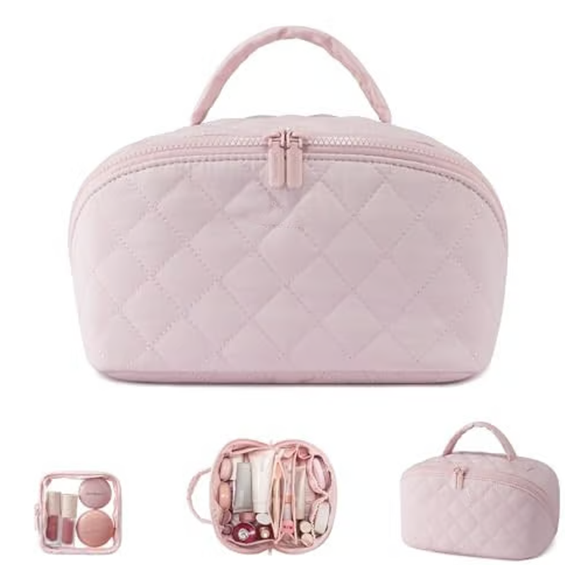 Grote draagbare make-uptas met handvat