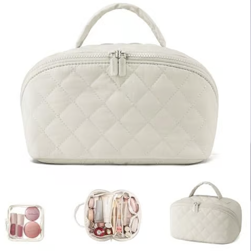 Grote draagbare make-uptas met handvat