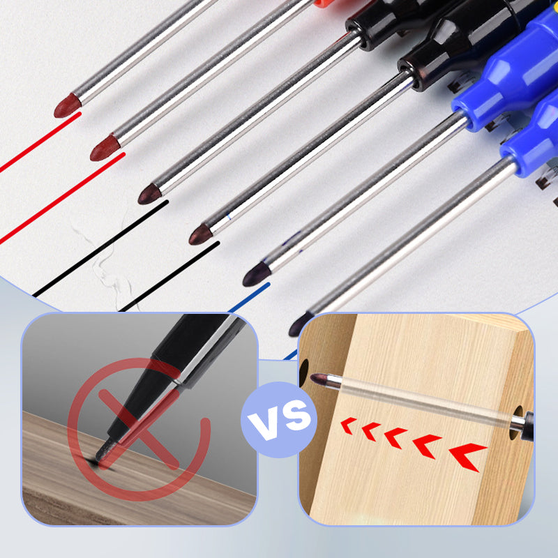 💖2025 Hot Sale💖 Markeerstift met lange punt 🖍️Op oliebasis en sneldrogend