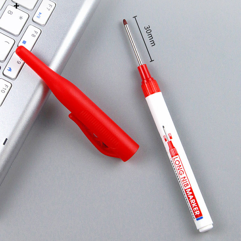 💖2025 Hot Sale💖 Markeerstift met lange punt 🖍️Op oliebasis en sneldrogend