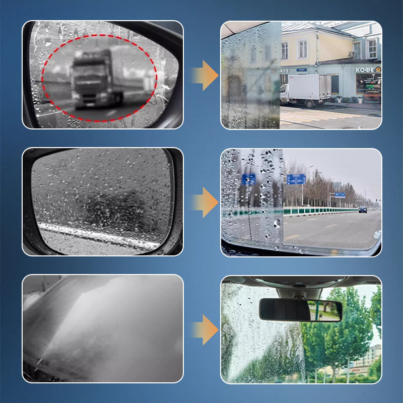 Waterafstotende spray voor autoruiten