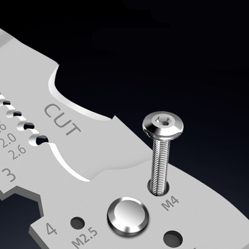 Multifunctionele Opvouwbare Draadstriptang met Spanningstester