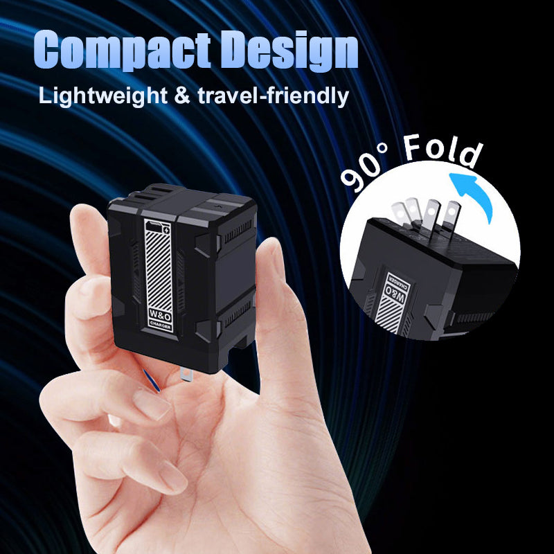 2-poorts intrekbare snellader