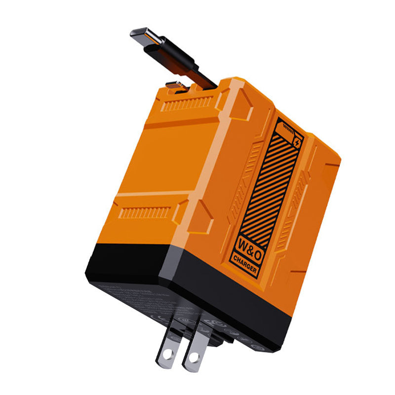 2-poorts intrekbare snellader