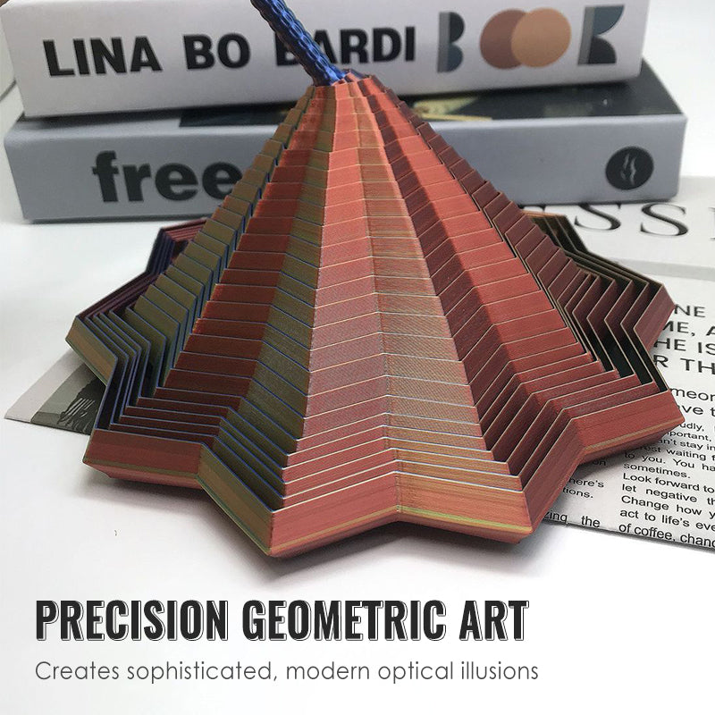 Visuele magie Geometrische spiraaltoren Fidget