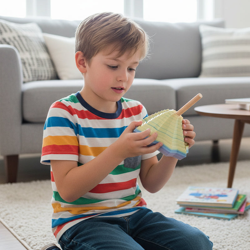 Visuele magie Geometrische spiraaltoren Fidget