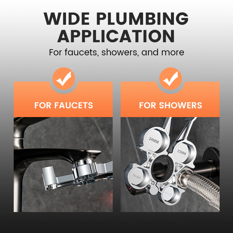 Universele reparatietool voor beluchters en douchekleppen