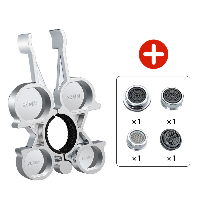 Universele reparatietool voor beluchters en douchekleppen