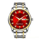 🔥Kerstmis tijdelijke aanbieding: 64% KORTING!!!🔥Tweekleurig waterdicht lichtgevend herenhorloge