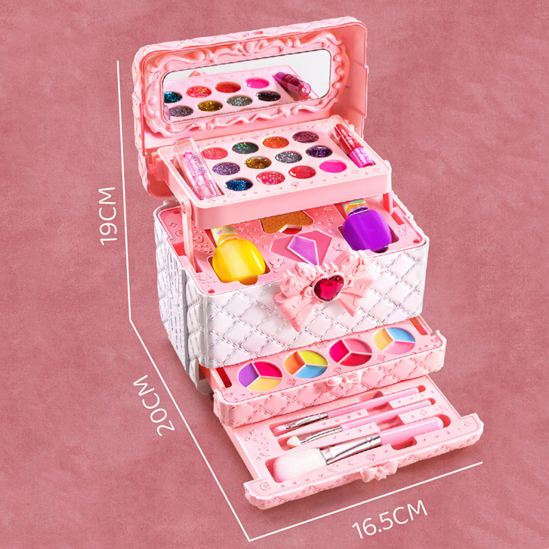 🎅Kerstvoorverkoop 50% KORTING🎁Wasbare make-upset voor kinderen met etui