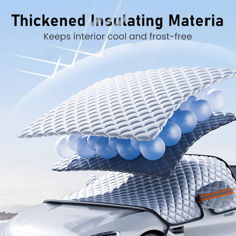 🔥Kerstmis tijdelijke aanbieding: 50% KORTING!!!🔥All-Season verdikte sneeuwhoes voor de voorruit