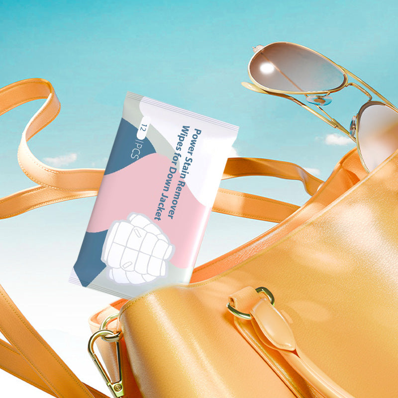 Krachtige vlekverwijderingsdoekjes voor donsjassen