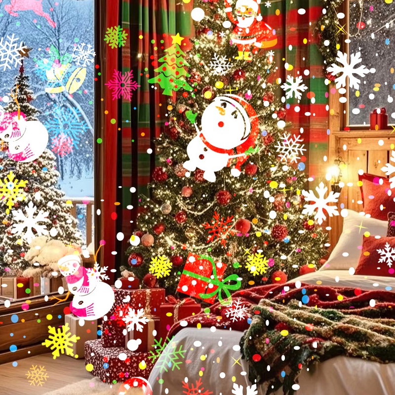 🎅Kerstuitverkoop 49% KORTING🎁Roterende LED-kerstpatroonprojectorlamp