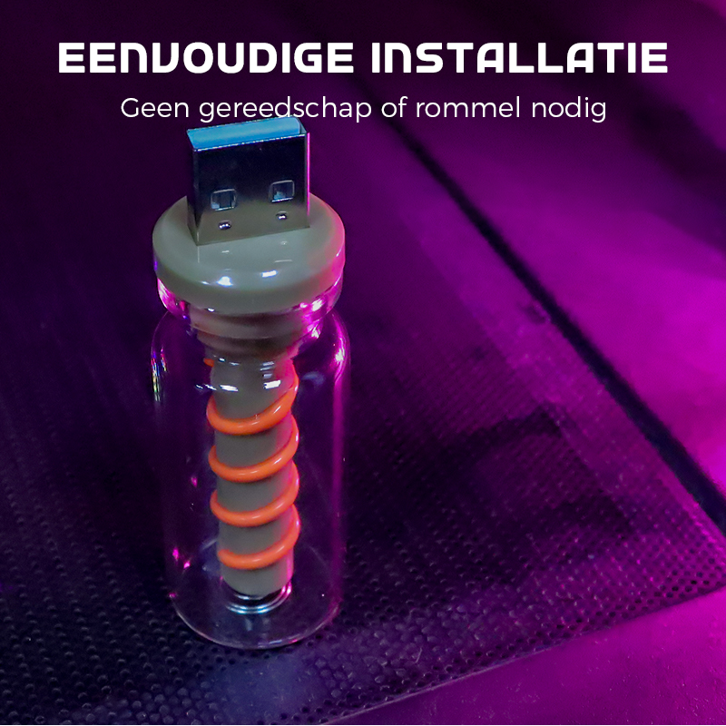 🚗 1+1 gratis! USB LED-sfeerverlichting voor auto-interieur – instelbare kleuren, plug & play. Creëer sfeer in uw auto – zonder gedoe! ✨💡