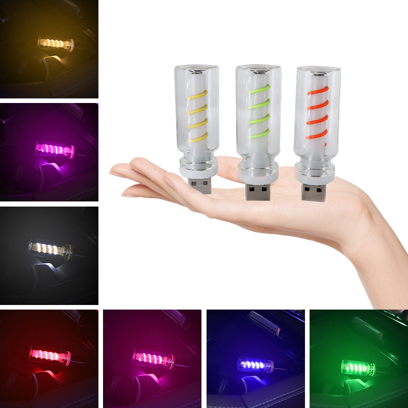 🚗 1+1 gratis! USB LED-sfeerverlichting voor auto-interieur – instelbare kleuren, plug & play. Creëer sfeer in uw auto – zonder gedoe! ✨💡