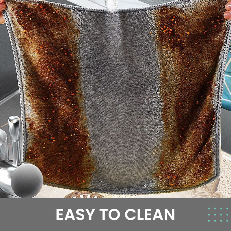 Bamboe Houtskool Microvezel Schoonmaakdoek