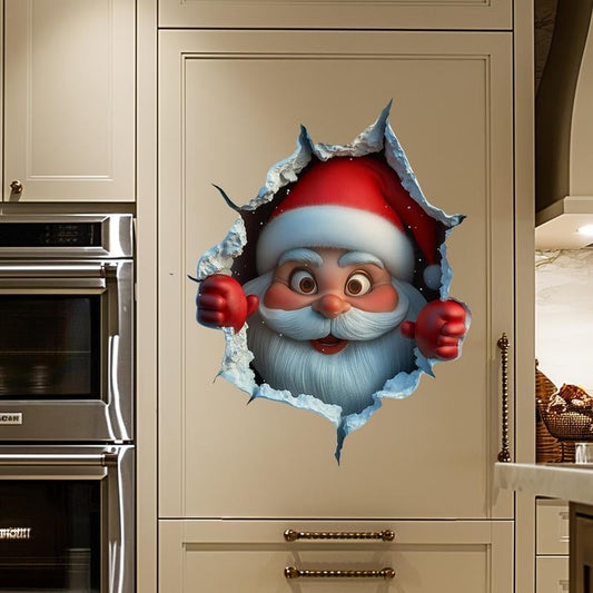🎄Kerstuitverkoop 50% korting🎅Creatieve kerststickers voor aan de muur