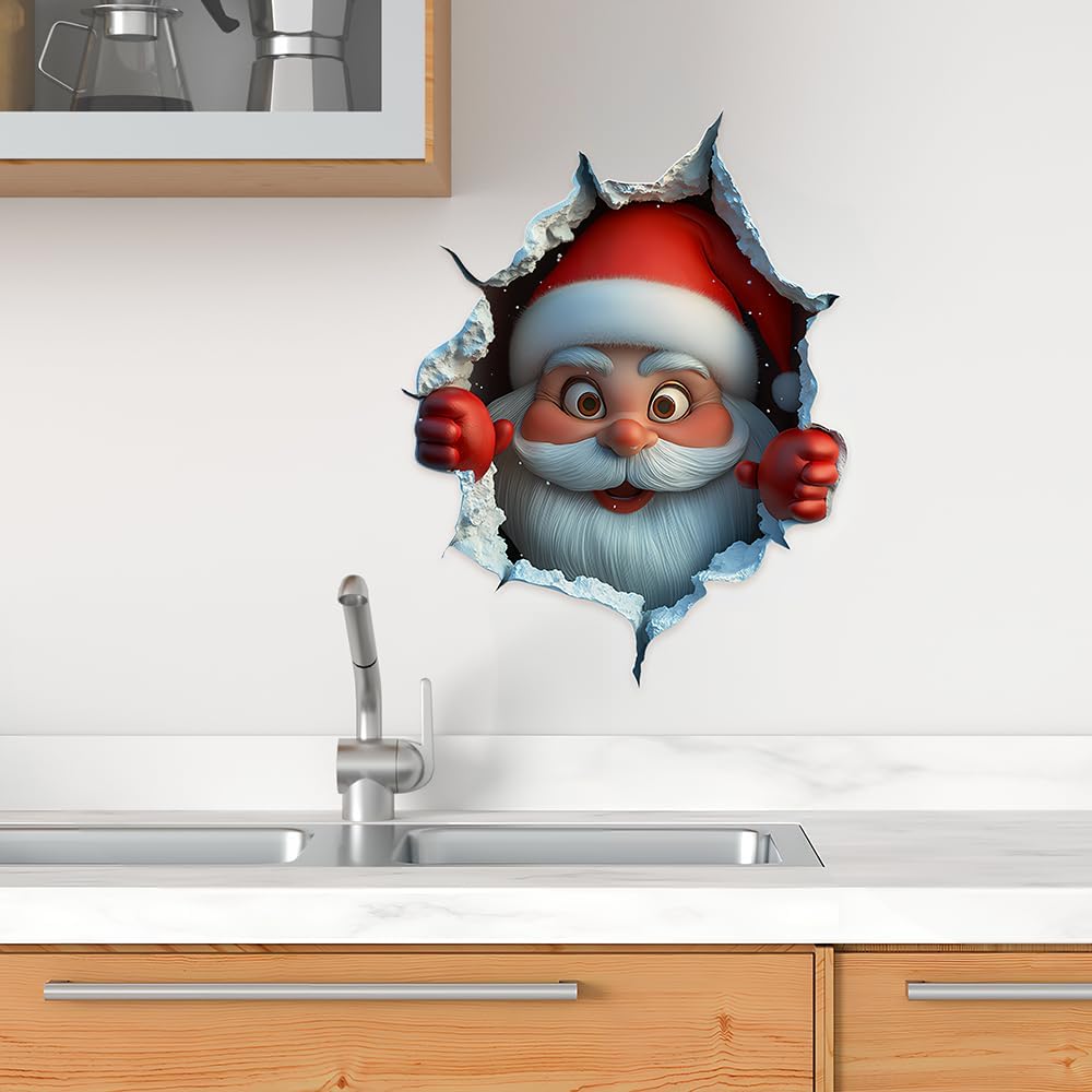 🎄Kerstuitverkoop 50% korting🎅Creatieve kerststickers voor aan de muur