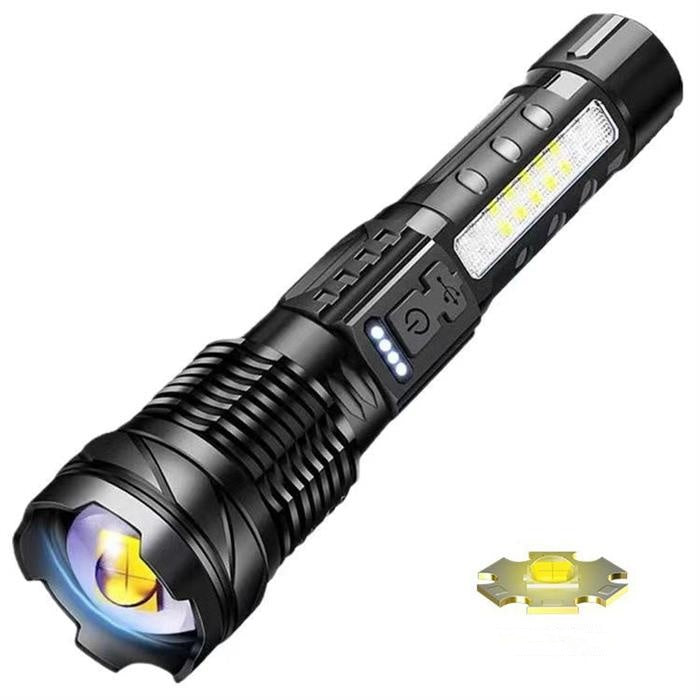 ☀️ Zomeruitverkoop! 48% korting – tactische zaklamp, oplaadbaar, 3 standen, 200m bereik. Perfect voor buitenavonturen. 🔋✨