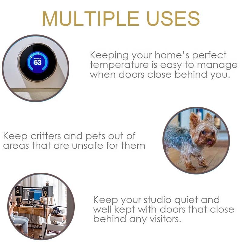 🚪44% Korting! Multifunctionele Veerscharnier – Zacht Sluiten voor Kids & Dieren! 🐾