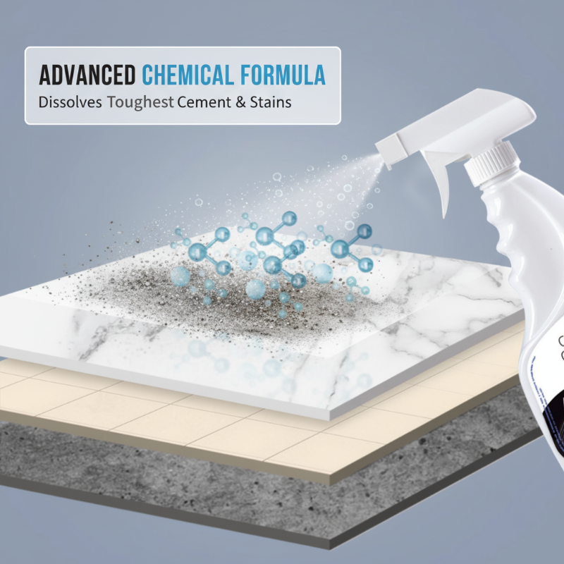 Multifunctionele cement- en vlekverwijderingsspray