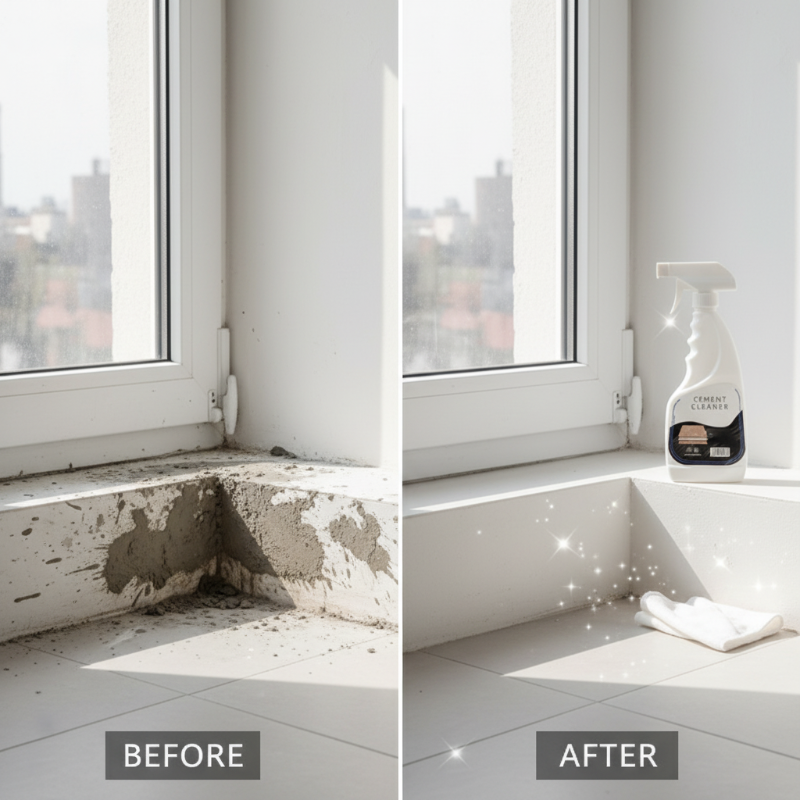 Multifunctionele cement- en vlekverwijderingsspray