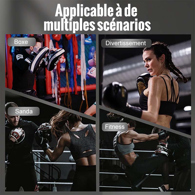 Bokshandschoenen met polssteun en schokabsorptie