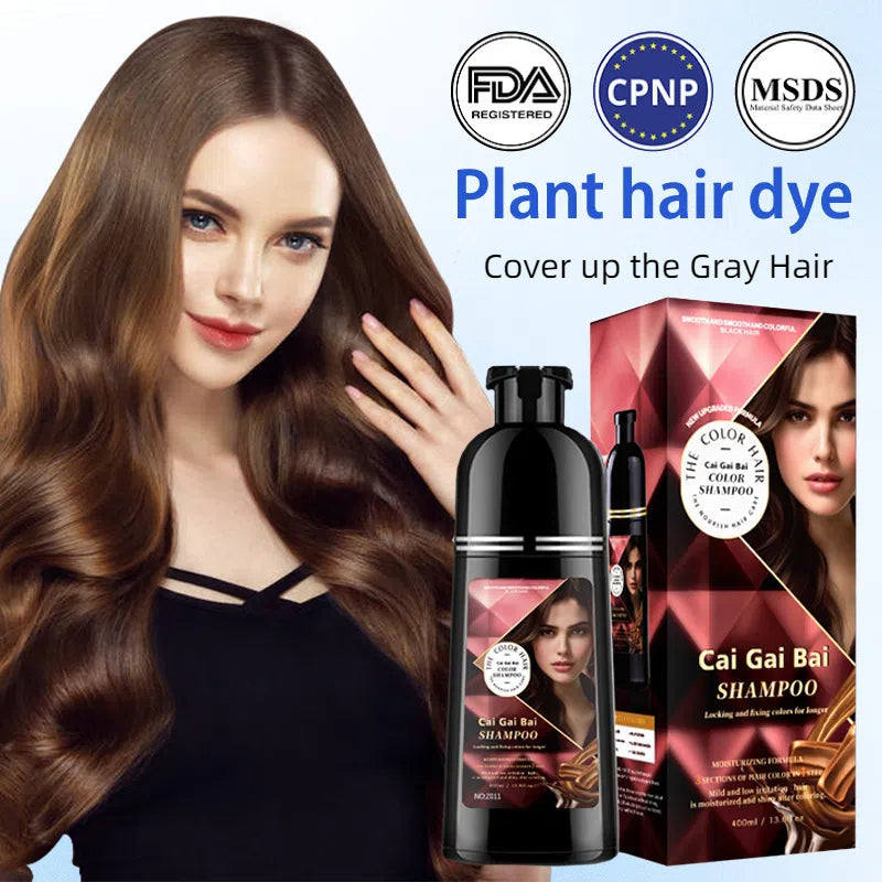 🔥Aanbieding: 50% korting💥 Shampoo met kruidenextracten voor direct gekleurd haar, voor mannen en vrouwen