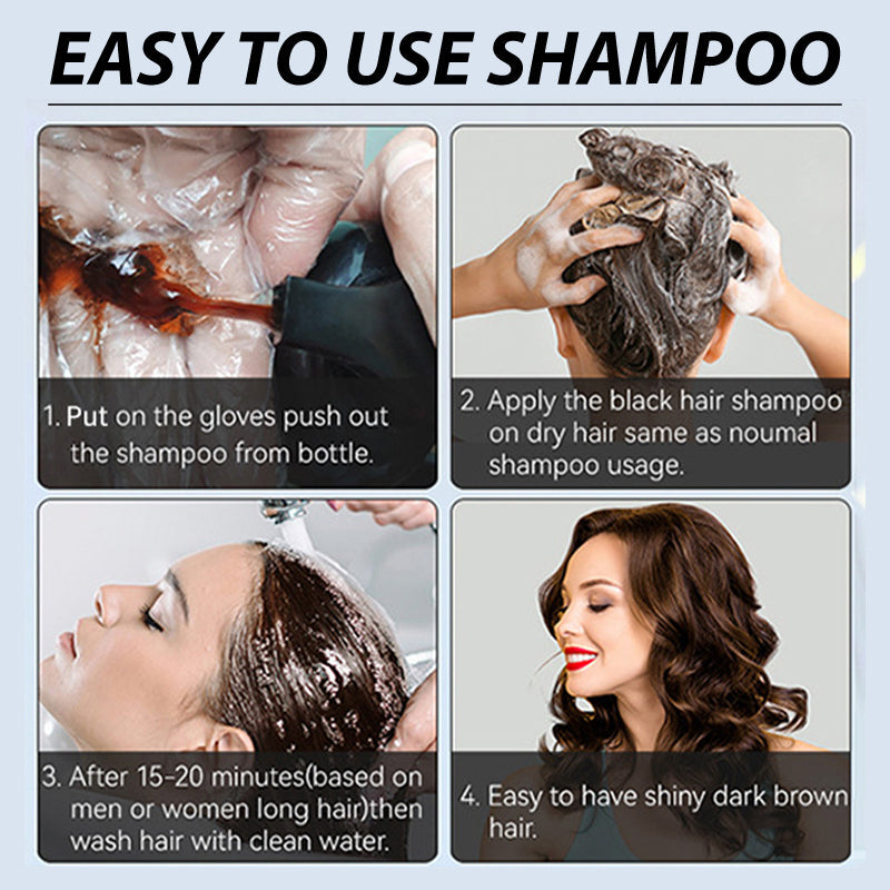 🔥Aanbieding: 50% korting💥 Shampoo met kruidenextracten voor direct gekleurd haar, voor mannen en vrouwen