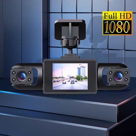 💥 4-Lens 360° Dashcam – 1080P HD, Nachtzicht & Automatische Beveiliging! 🌙🚛Gratis levering