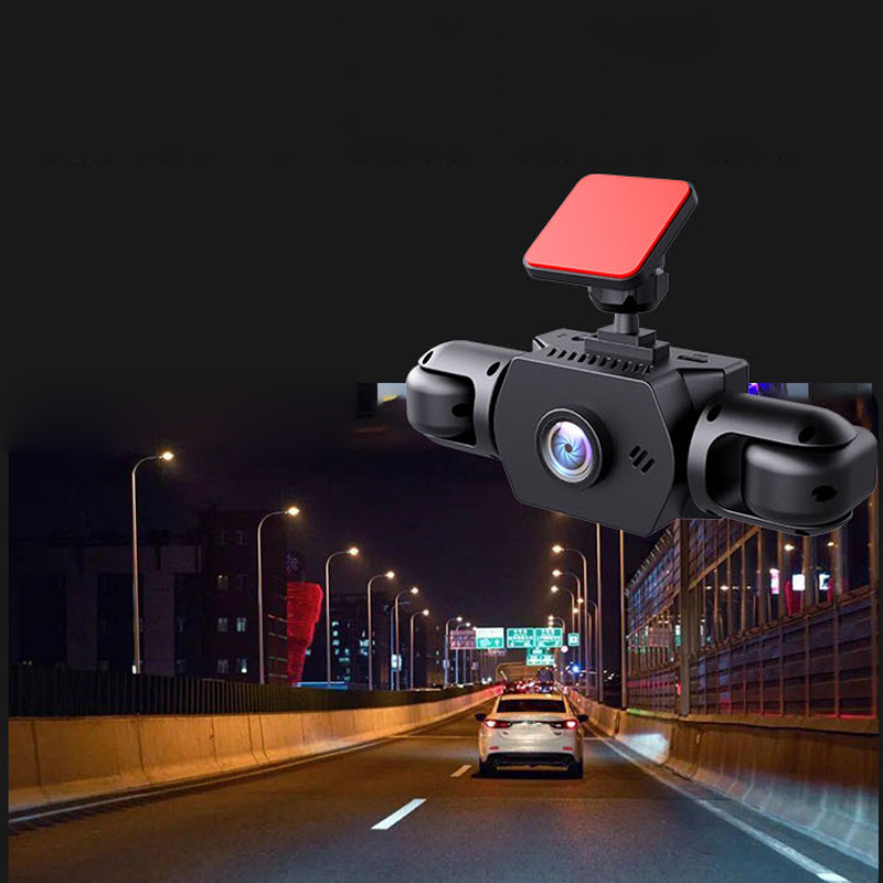💥 4-Lens 360° Dashcam – 1080P HD, Nachtzicht & Automatische Beveiliging! 🌙🚛Gratis levering