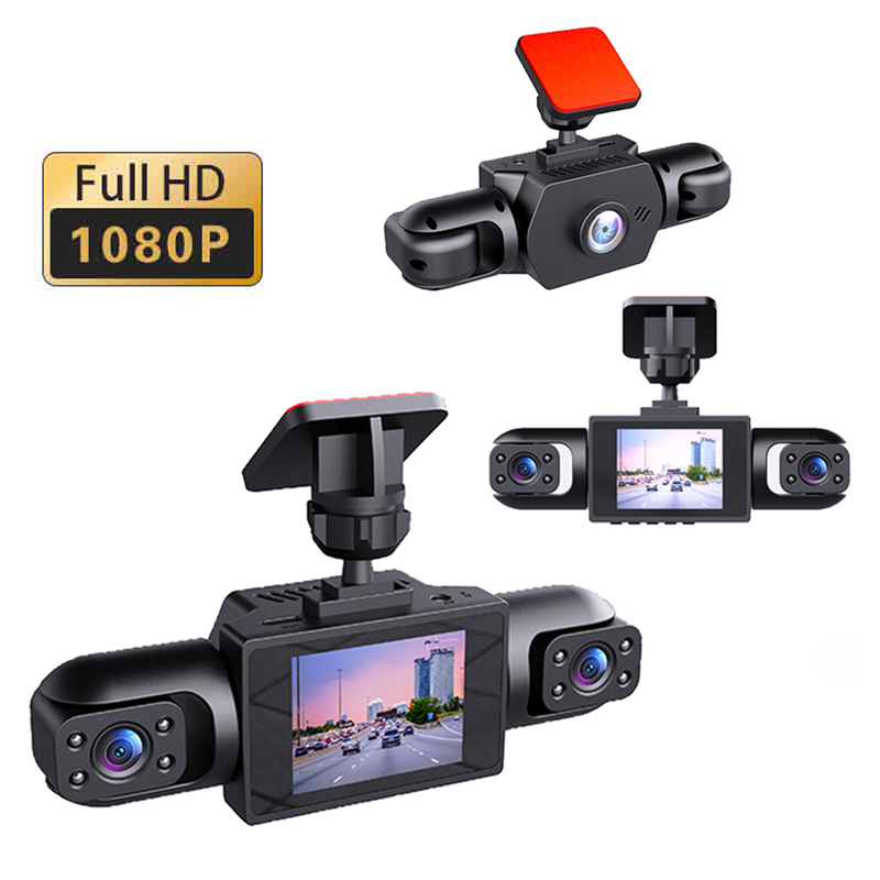 💥 4-Lens 360° Dashcam – 1080P HD, Nachtzicht & Automatische Beveiliging! 🌙🚛Gratis levering