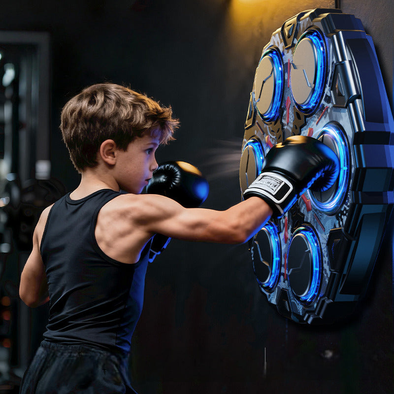 🥊🎶50% KORTING! ——Boksmachine met Bluetooth-muziek voor kinderen – plezier en beweging thuis 🔥✨