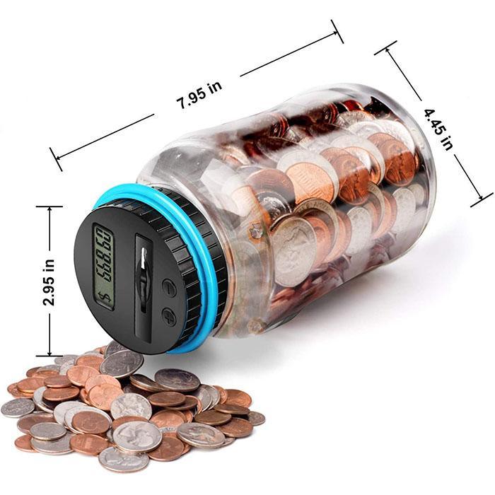💰 50% korting! Slimme spaarpot – telt automatisch euro's & dollars, toont totaal op display. Perfect voor kinderen & volwassenen! 🏦✨