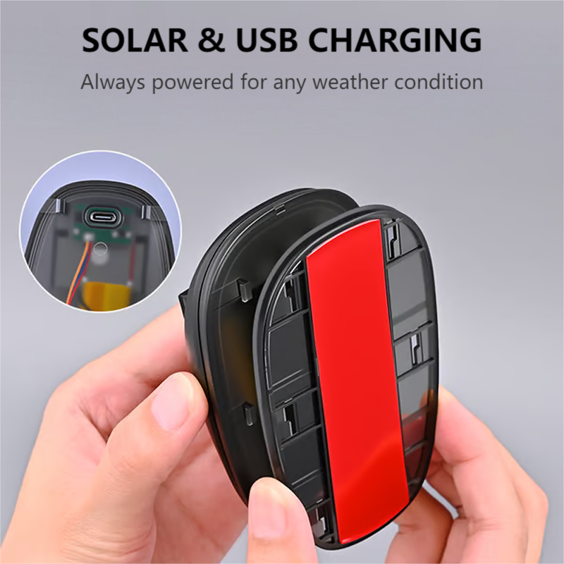 🚗Waterdichte zonne-daklamp voor auto’s met afstandsbediening! ⏳