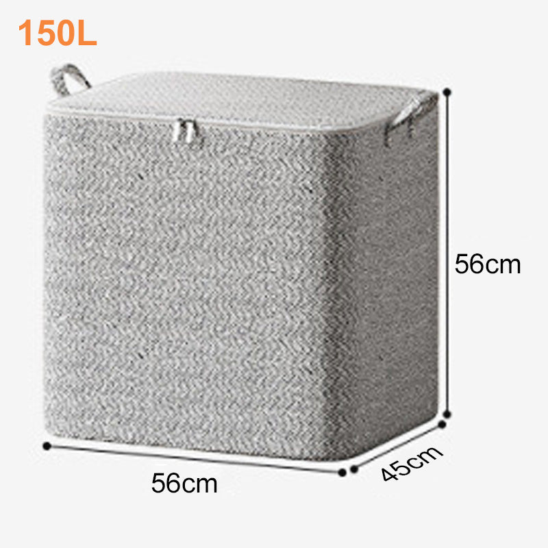 🎉Nieuwjaars Cadeau 50% KORTING!🧺Extra Grote Opbergtas (30-220L): Duurzaam Non-Woven – Ruim Voor Dekbedden, Kleding & Meer!