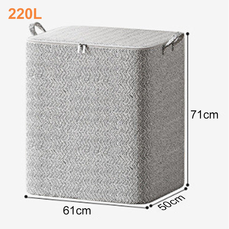 🎉Nieuwjaars Cadeau 50% KORTING!🧺Extra Grote Opbergtas (30-220L): Duurzaam Non-Woven – Ruim Voor Dekbedden, Kleding & Meer!
