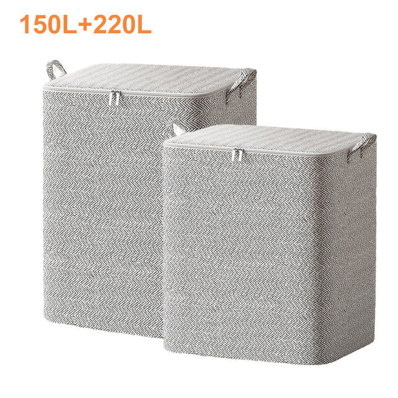 🎉Nieuwjaars Cadeau 50% KORTING!🧺Extra Grote Opbergtas (30-220L): Duurzaam Non-Woven – Ruim Voor Dekbedden, Kleding & Meer!