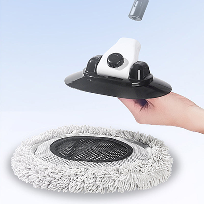 Autowasborstel met 90° draaibare kop en uitschuifbare steel