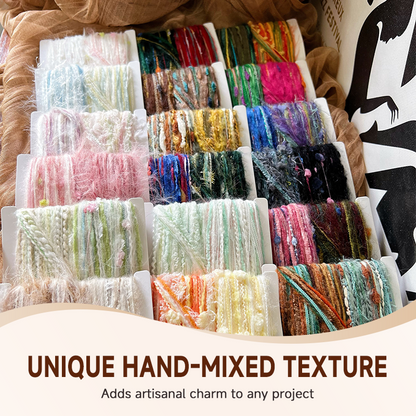 Handgemengd kunstgaren voor knutselwerk