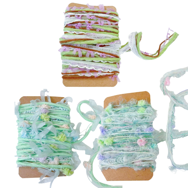 Handgemengd kunstgaren voor knutselwerk