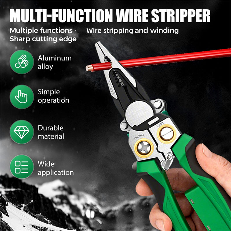 8-in-1 draadstripper met spanningstester