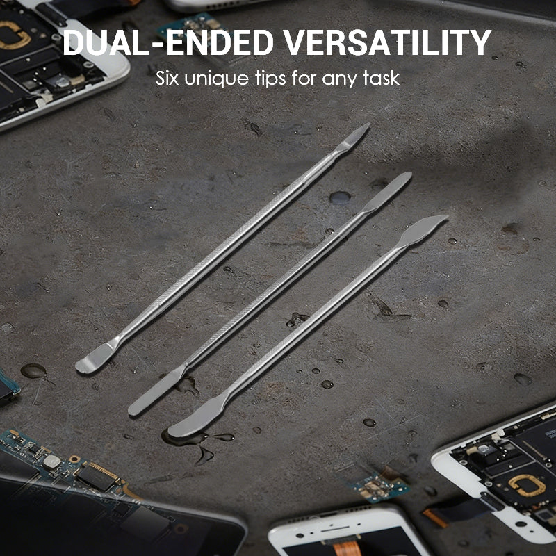 🎄Kerstdeal ALTIJD 50% KORTING!🔧3-in-1 Elektronica Reparatie Gereedschapsset - Dubbele Kop (6 Tips) & Duurzaam Chroom-Vanadiumstaal: Veilig Voor Smartphones/Tablets!