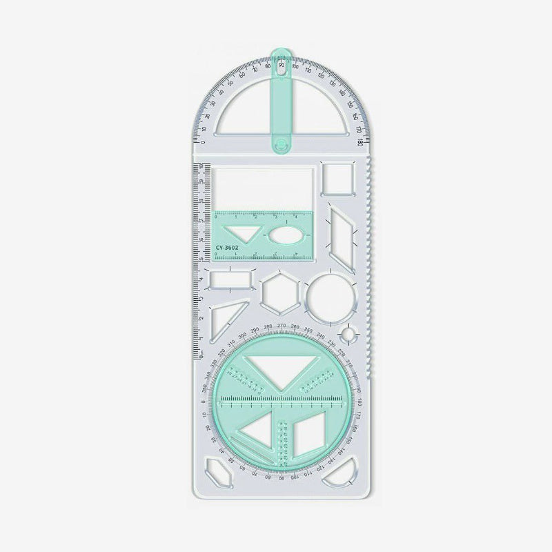 Multifunctionele geometrietekenliniaal