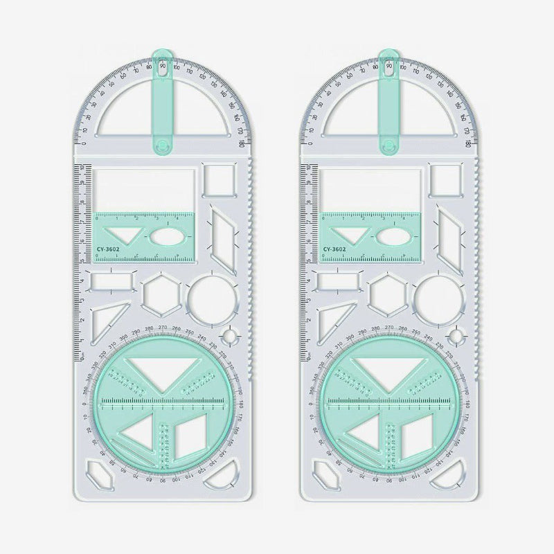 Multifunctionele geometrietekenliniaal