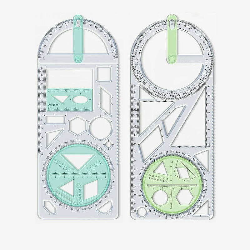 Multifunctionele geometrietekenliniaal